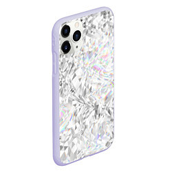 Чехол iPhone 11 Pro матовый Бриллиант в воде, цвет: 3D-светло-сиреневый — фото 2