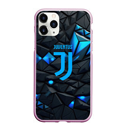 Чехол iPhone 11 Pro матовый Blue logo Juventus