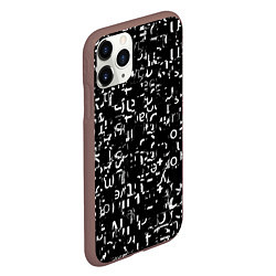 Чехол iPhone 11 Pro матовый Abstract secred code, цвет: 3D-коричневый — фото 2