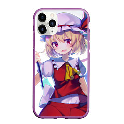 Чехол iPhone 11 Pro матовый Touhou Project Фландр Скарлет