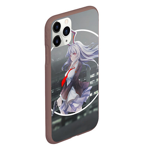 Чехол iPhone 11 Pro матовый Touhou Project Рейсен Удонгейн Инаба / 3D-Коричневый – фото 2