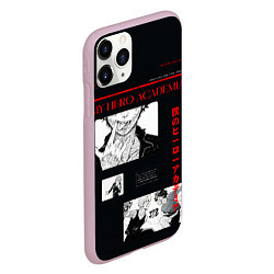 Чехол iPhone 11 Pro матовый Экспозиция - Моя геройская академия, цвет: 3D-розовый — фото 2