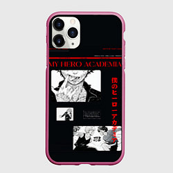 Чехол iPhone 11 Pro матовый Экспозиция - Моя геройская академия, цвет: 3D-малиновый