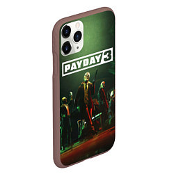 Чехол iPhone 11 Pro матовый Грабители Payday 3, цвет: 3D-коричневый — фото 2