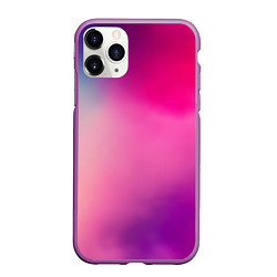 Чехол iPhone 11 Pro матовый Футболка розовая палитра, цвет: 3D-фиолетовый