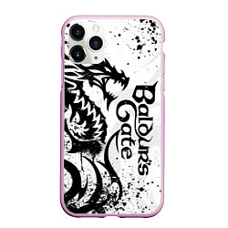 Чехол iPhone 11 Pro матовый Балдурс гейт 3 - дракон, цвет: 3D-розовый