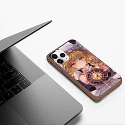 Чехол iPhone 11 Pro матовый Touhou Project Marisa Kirisame, цвет: 3D-коричневый — фото 2