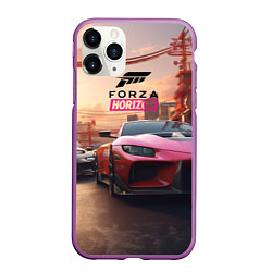 Чехол iPhone 11 Pro матовый Forza street racihg, цвет: 3D-фиолетовый