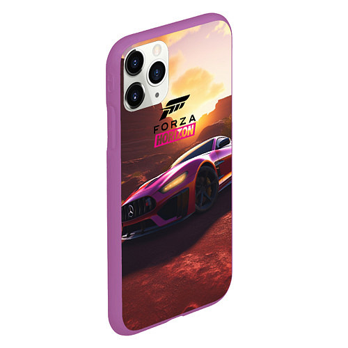 Чехол iPhone 11 Pro матовый Forza Horizon / 3D-Фиолетовый – фото 2