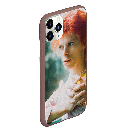 Чехол iPhone 11 Pro матовый David Bowie in Haddon Hall / 3D-Коричневый – фото 2