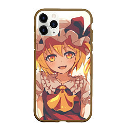 Чехол iPhone 11 Pro матовый Touhou Project Flandre Scarlet Smile, цвет: 3D-коричневый