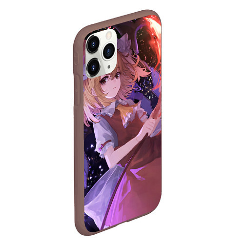 Чехол iPhone 11 Pro матовый Touhou Project Flandre Scarlet / 3D-Коричневый – фото 2