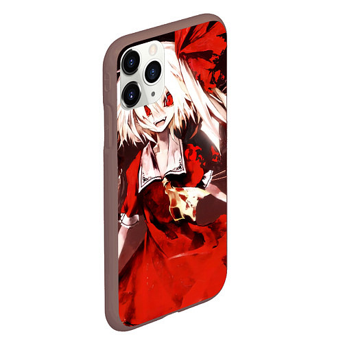 Чехол iPhone 11 Pro матовый Touhou Project Flandre Scarlet / 3D-Коричневый – фото 2