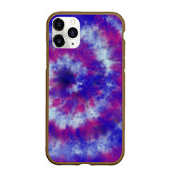 Чехол iPhone 11 Pro матовый Tie-Dye дизайн