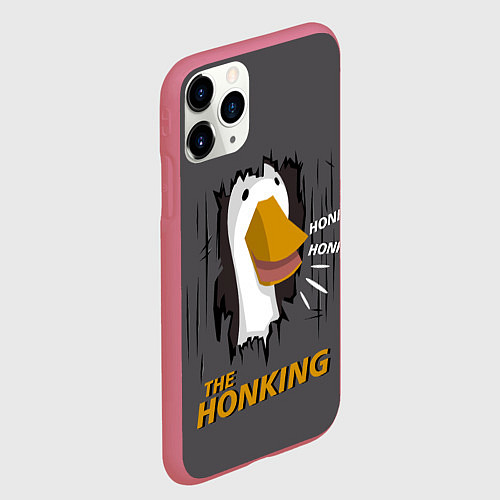 Чехол iPhone 11 Pro матовый The honking / 3D-Малиновый – фото 2