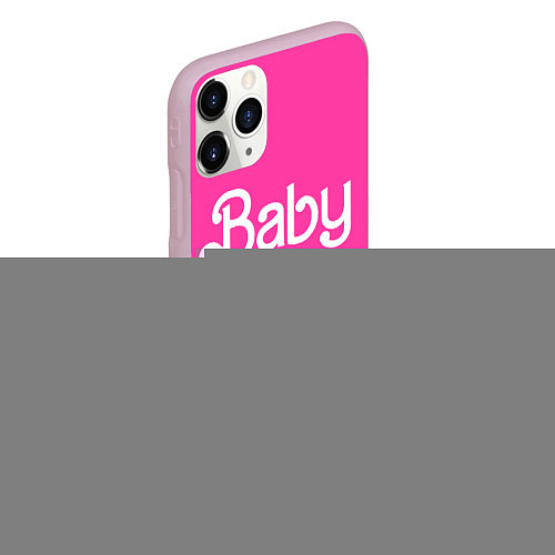 Чехол iPhone 11 Pro матовый Барби ребенок / 3D-Розовый – фото 2