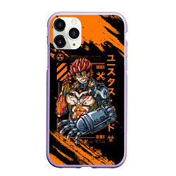 Чехол iPhone 11 Pro матовый Киборг Юстасс Кид - One Piece, цвет: 3D-светло-сиреневый