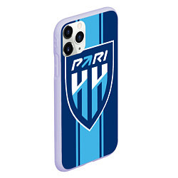 Чехол iPhone 11 Pro матовый ФК Пари Нижний Новгород, цвет: 3D-светло-сиреневый — фото 2