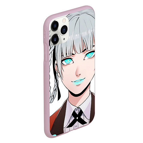Чехол iPhone 11 Pro матовый Безумный азарт Кирари Момобами / 3D-Розовый – фото 2