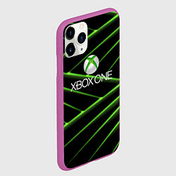 Чехол iPhone 11 Pro матовый Xbox game pass line, цвет: 3D-фиолетовый — фото 2