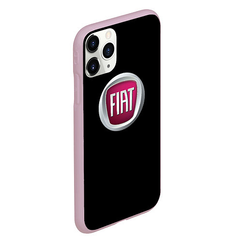 Чехол iPhone 11 Pro матовый Fiat sport pro / 3D-Розовый – фото 2