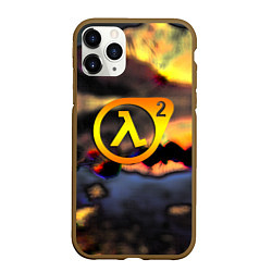 Чехол iPhone 11 Pro матовый Half-life maps