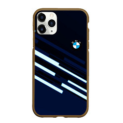 Чехол iPhone 11 Pro матовый Bmw auto car sport, цвет: 3D-коричневый