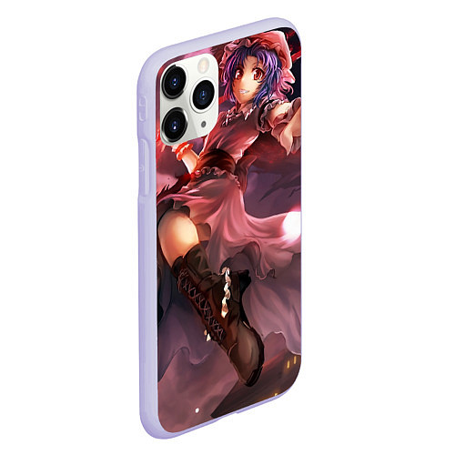 Чехол iPhone 11 Pro матовый Touhou Project Remilia / 3D-Светло-сиреневый – фото 2