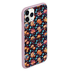 Чехол iPhone 11 Pro матовый Фантастические маки, цвет: 3D-розовый — фото 2