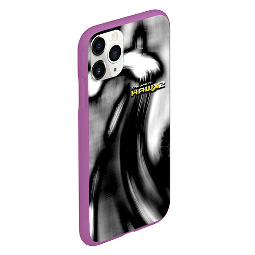 Чехол iPhone 11 Pro матовый Tom Clancys H A W X / 3D-Фиолетовый – фото 2