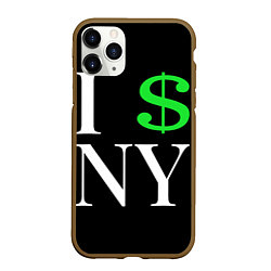 Чехол iPhone 11 Pro матовый I steal NY - Payday 3, цвет: 3D-коричневый