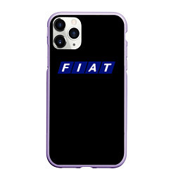 Чехол iPhone 11 Pro матовый Fiat sport auto, цвет: 3D-светло-сиреневый