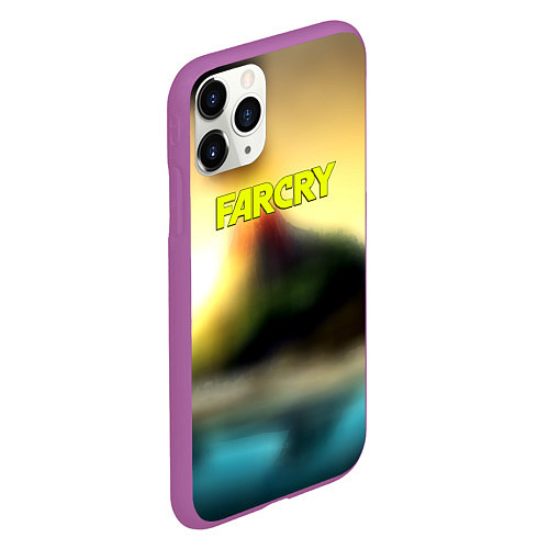 Чехол iPhone 11 Pro матовый Farcry tropicano / 3D-Фиолетовый – фото 2