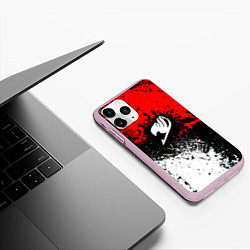 Чехол iPhone 11 Pro матовый Хвост феи japan, цвет: 3D-розовый — фото 2