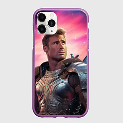 Чехол iPhone 11 Pro матовый William Glen Harold Herrington, цвет: 3D-фиолетовый