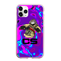 Чехол iPhone 11 Pro матовый Cs go neon skin