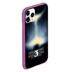 Чехол iPhone 11 Pro матовый Загадочные события 3, цвет: 3D-фиолетовый — фото 2
