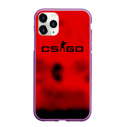 Чехол iPhone 11 Pro матовый Counter Strike online, цвет: 3D-фиолетовый