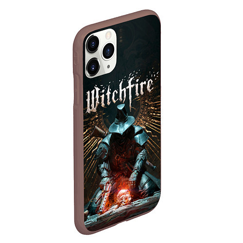 Чехол iPhone 11 Pro матовый Охотник witchfire / 3D-Коричневый – фото 2