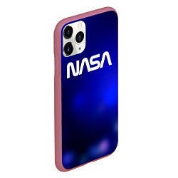 Чехол iPhone 11 Pro матовый Nasa звёздное небо, цвет: 3D-малиновый — фото 2