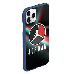 Чехол iPhone 11 Pro матовый Nba jordan sport, цвет: 3D-тёмно-синий — фото 2