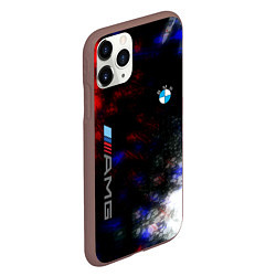 Чехол iPhone 11 Pro матовый Bmw true colors, цвет: 3D-коричневый — фото 2