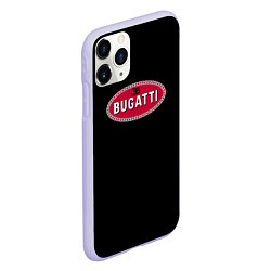 Чехол iPhone 11 Pro матовый Bugatti auto, цвет: 3D-светло-сиреневый — фото 2