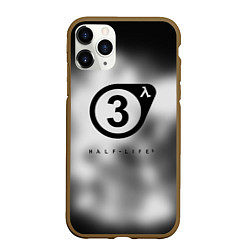Чехол iPhone 11 Pro матовый Half life 3 black, цвет: 3D-коричневый
