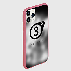 Чехол iPhone 11 Pro матовый Half life 3 black, цвет: 3D-малиновый — фото 2