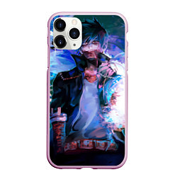 Чехол iPhone 11 Pro матовый Моя геройская академия Тойя Тодороки, цвет: 3D-розовый