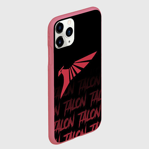 Чехол iPhone 11 Pro матовый Talon style / 3D-Малиновый – фото 2