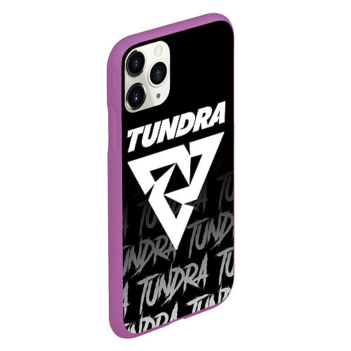 Чехол iPhone 11 Pro матовый Tundra style / 3D-Фиолетовый – фото 2