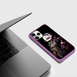 Чехол iPhone 11 Pro матовый 2b from nier automata, цвет: 3D-фиолетовый — фото 2