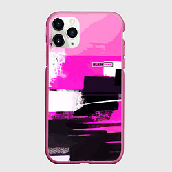 Чехол iPhone 11 Pro матовый Black pink - girl-group - South Korea, цвет: 3D-малиновый